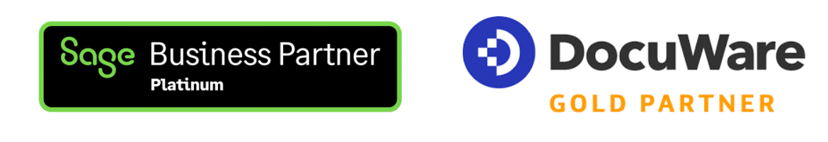 Logo Docuware y Sage 200 Logo Docuware y Sage 200